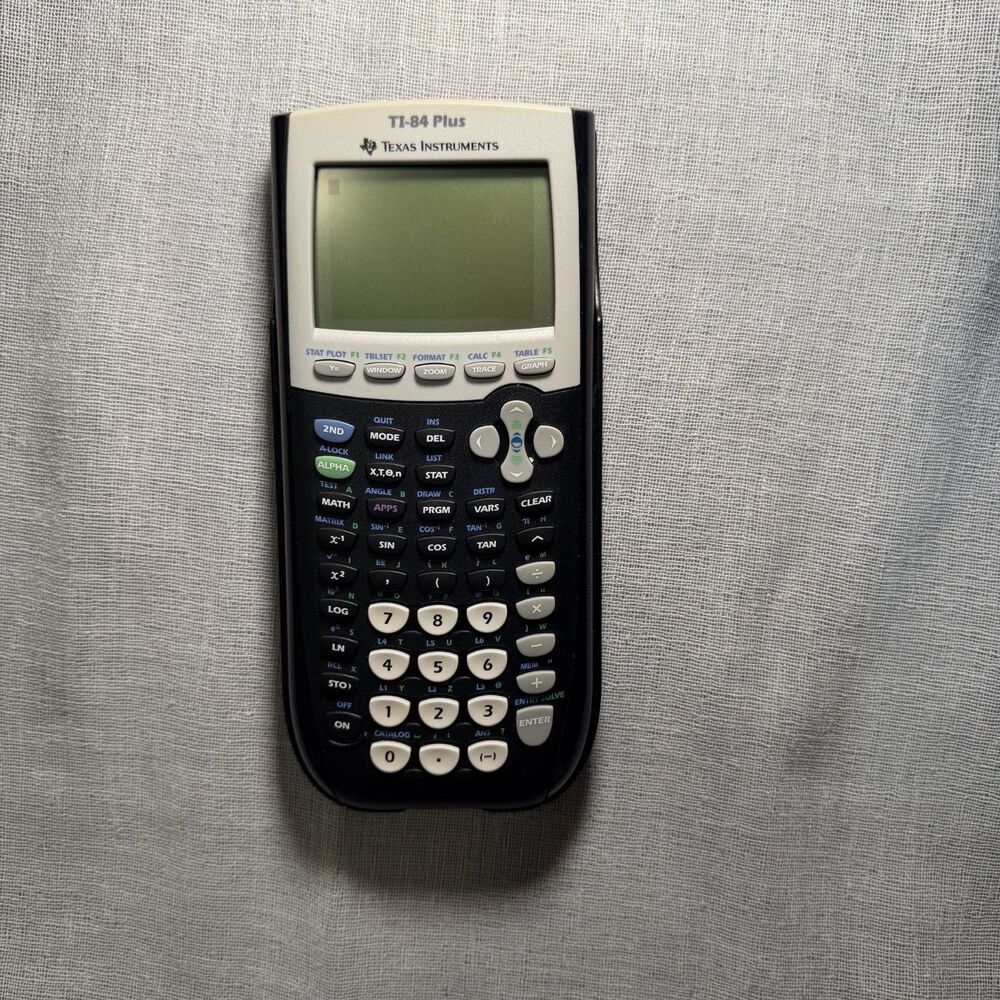 Texas Instruments TI-84 Plus Graphing Calculator Tested Working With Cover - Picture 4 of 7